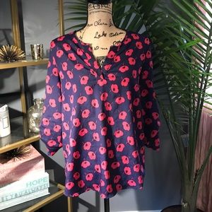 41 Hawthorn Floral Blouse by Stitch Fix Size M